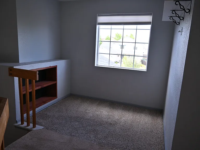 The upstairs loft area.