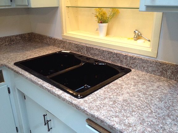 New sink and counter