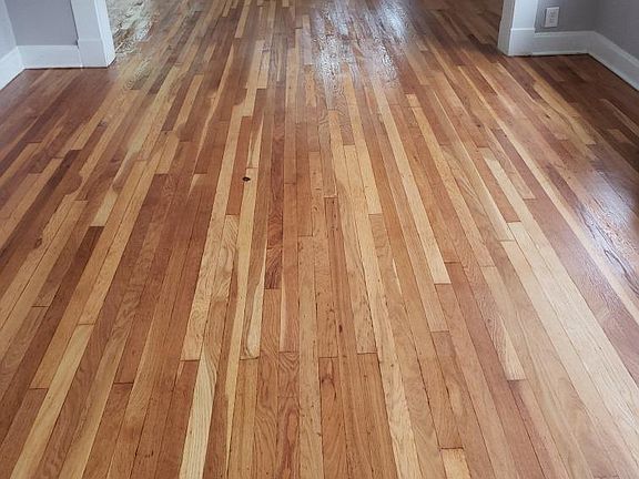 Hardwoods stained natural