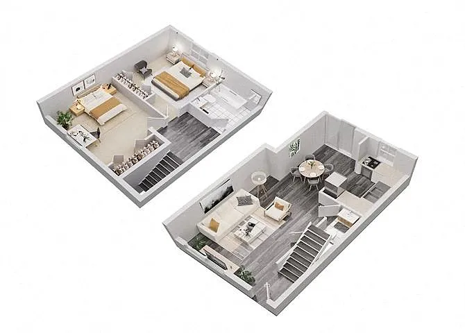 Floor plan The Richmond Townhome