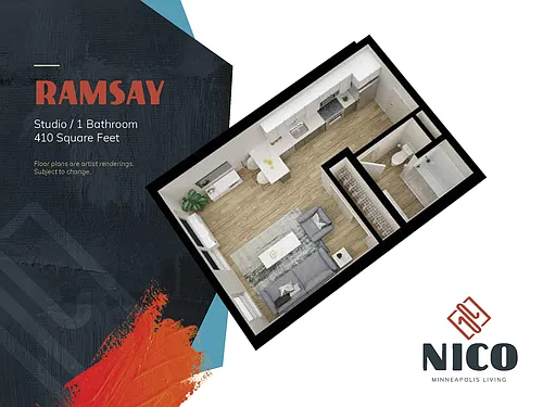 Floor plan Ramsay
