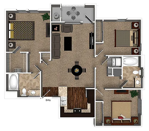 Floor plan C1