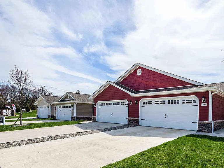 Apartments with Attached Garages, in a Real Neighborhood