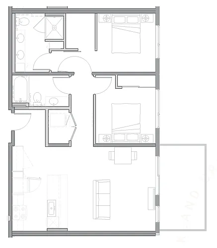 Floor plan D6
