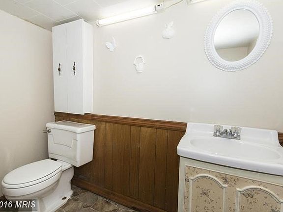 Half bath in basement