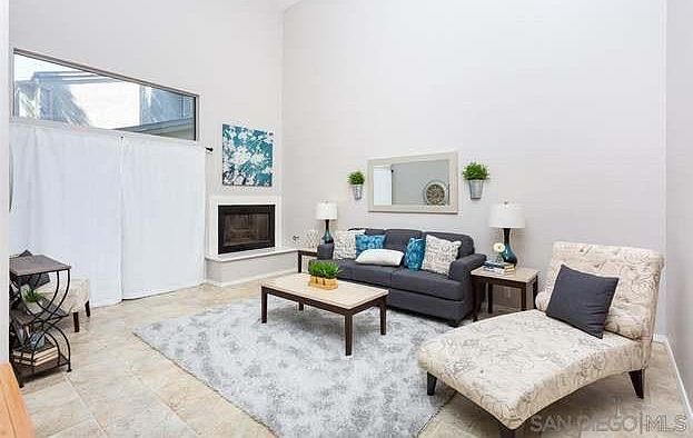 Sunken living room