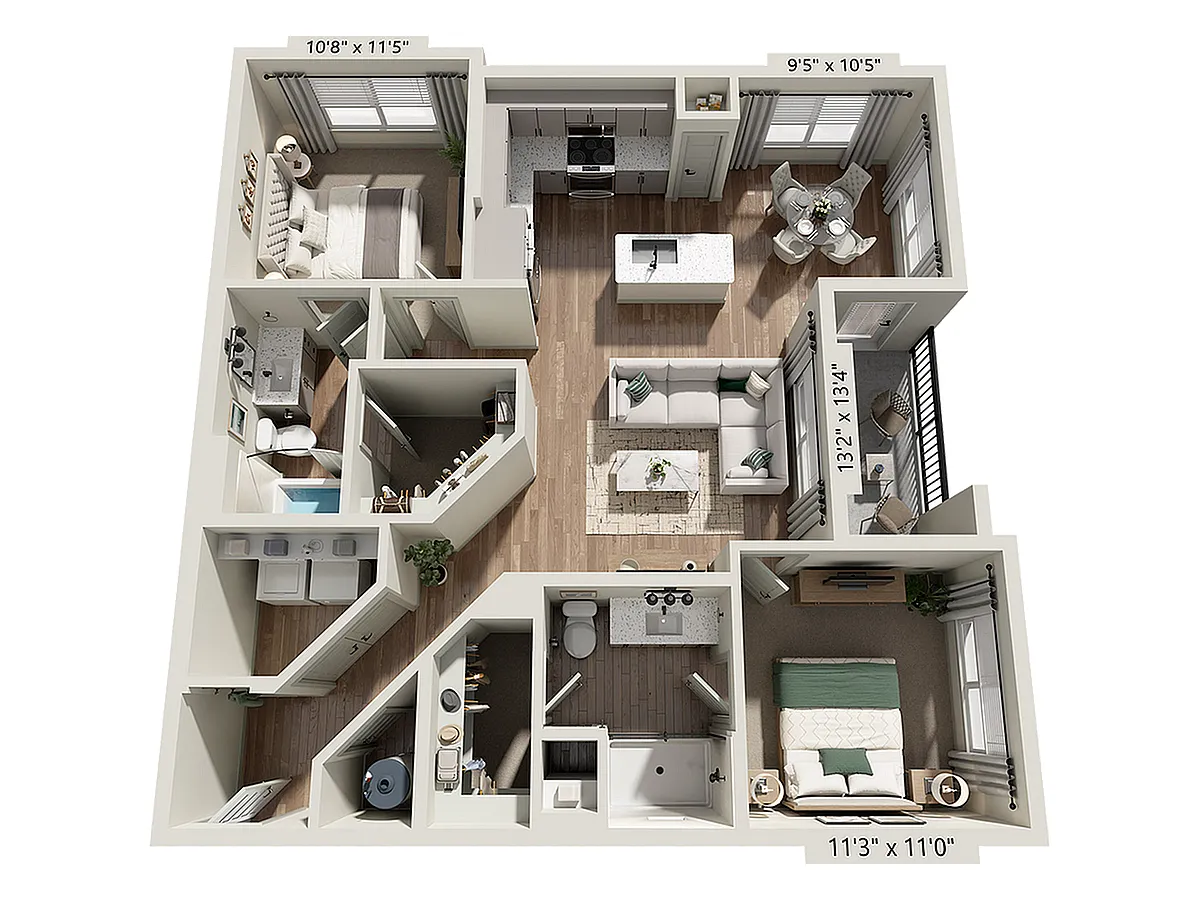 Floor plan B1 - HC