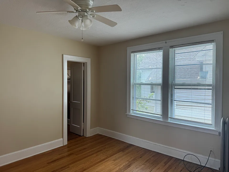 Bedroom one with walk in Closet