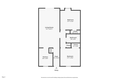 Floor plan 2BD Old