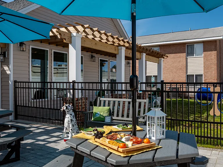 Patio Area, Gas Grill not shown but available