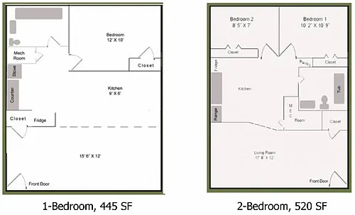 Floor plan 2 bedroom
