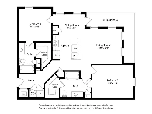 Floor plan 2BiAlt