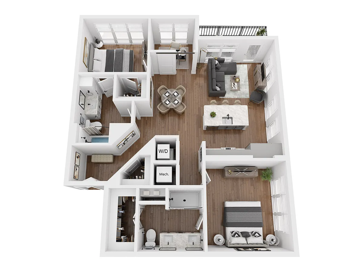 Floor plan B21