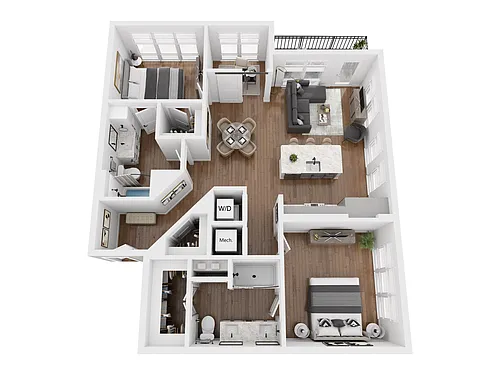 Floor plan B21