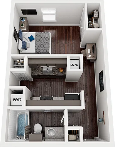 Floor plan Studio
