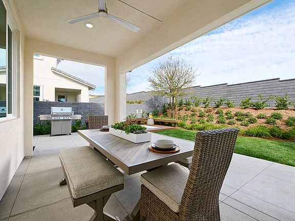 Plan 1 Model Home Covered Patio