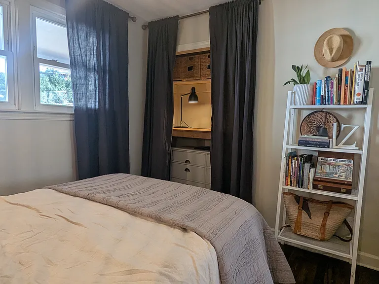 standing desk in bedroom 3