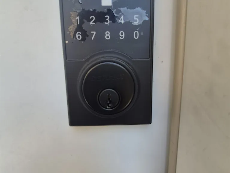 ensuite private entry keypad