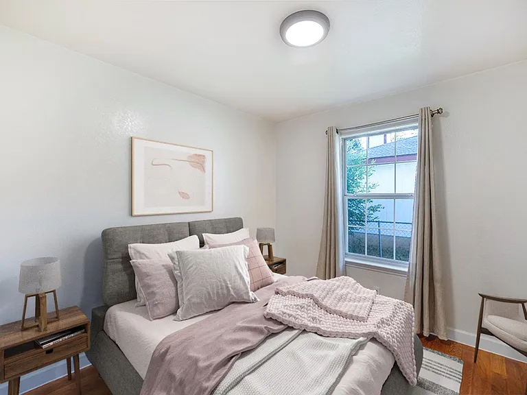 Bedroom 4. This image shows a virtually furnished space. Bedrooms come unfurnished.