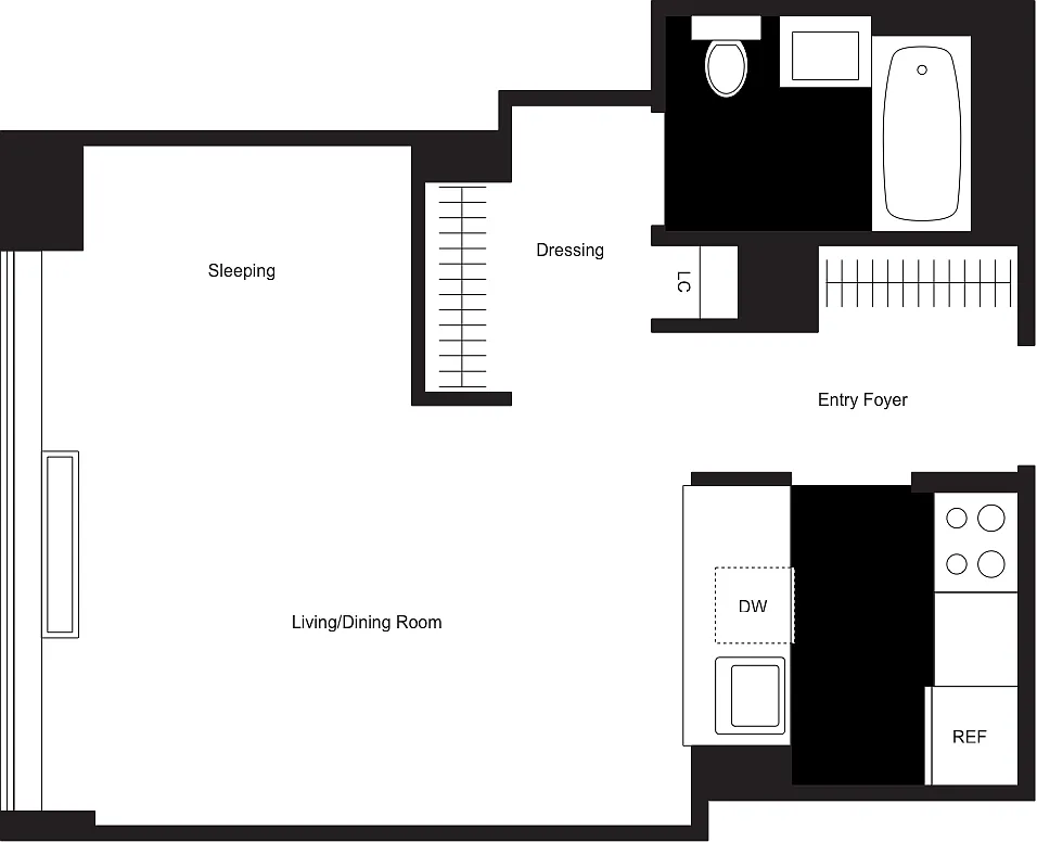 Building Photo - 500 W 56th St #1404