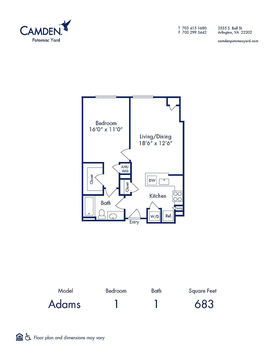 Floor plan Adams