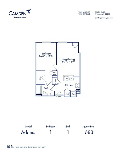 Floor plan Adams