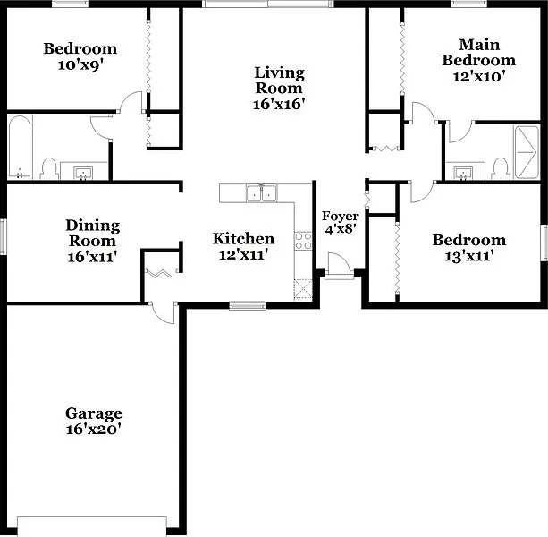 3 bed, 2.0 bath, 1289 sqft, $2,370 — Photo 2