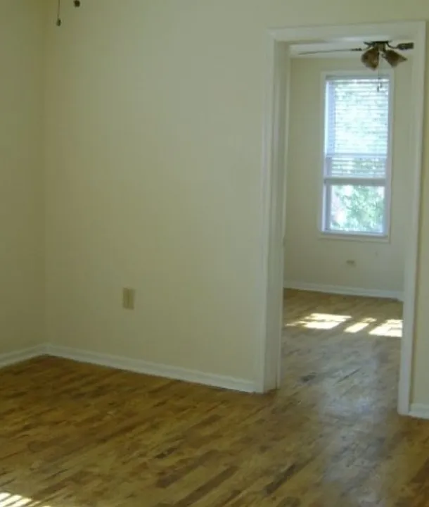 Second floor living room and bedroom