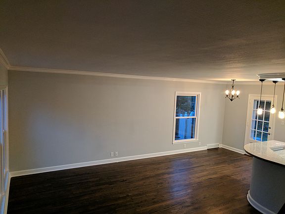 Large living and dining area