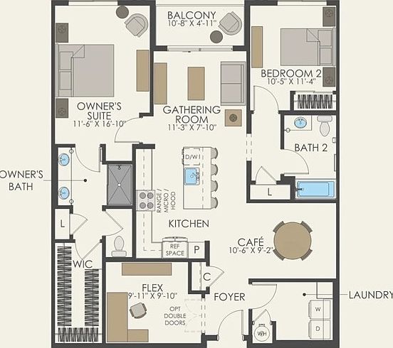 2nd image of 14598 Westminster Way N #307