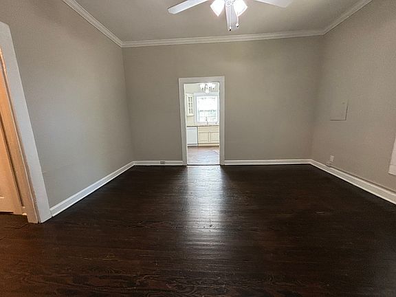 Updated view of family room looking into kitchen (barn door shown in prior picture was removed).