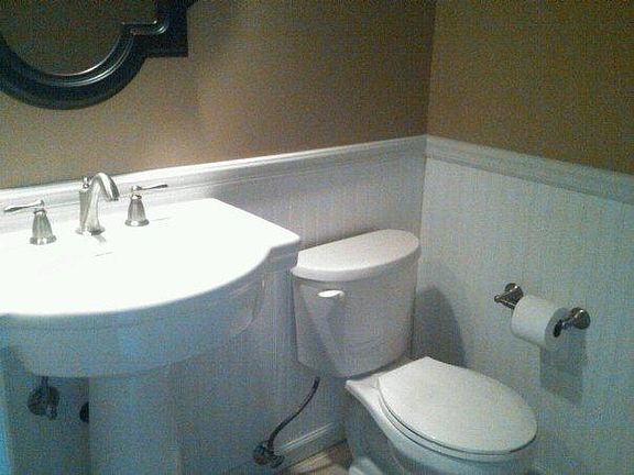 Upgraded half bath
