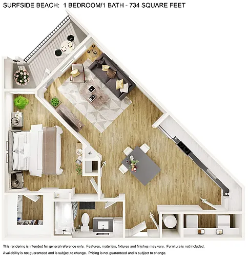 Floor plan A-1 Surfside Beach
