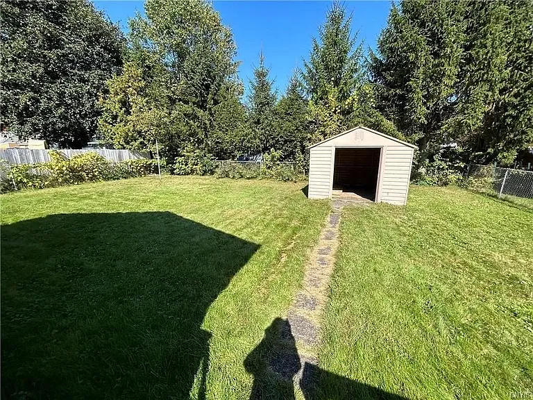 Storage Shed in backyard