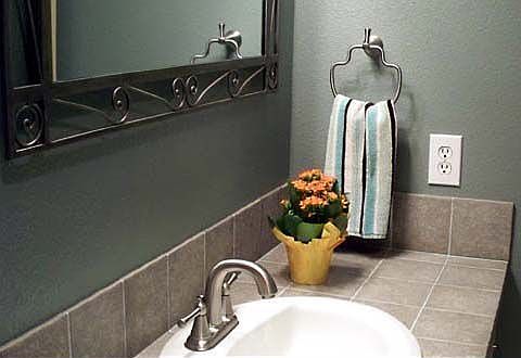 Updated main bathroom