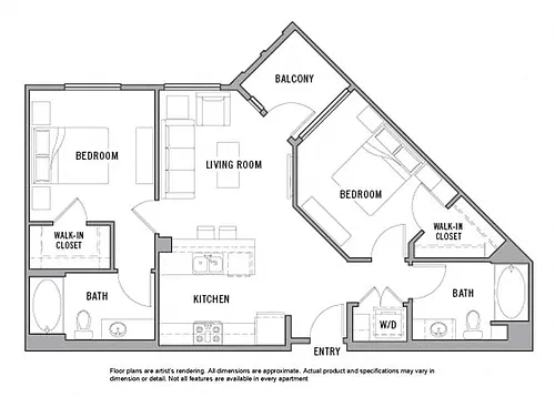 Floor plan 2B