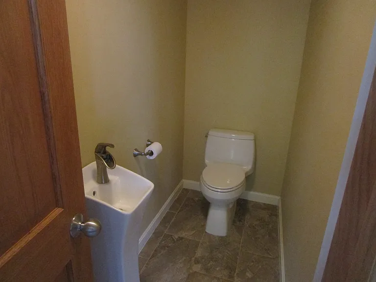 the 1/2 bath off kitchen