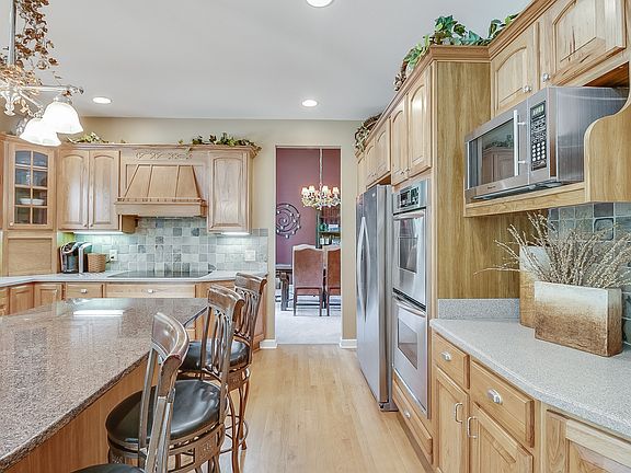 Large granite island