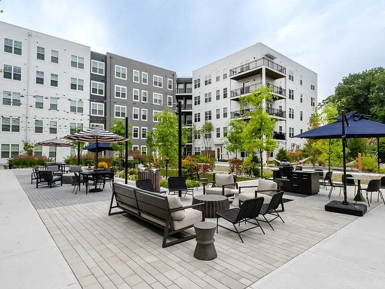Courtyard with Outdoor Seating