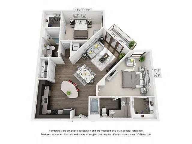 Floor plan B2