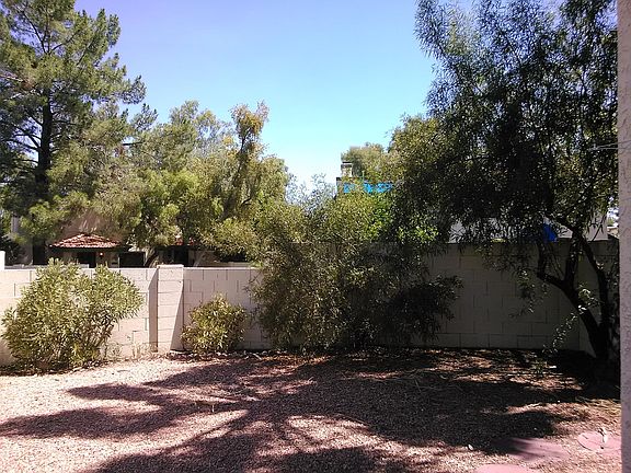 Enclosed back yard