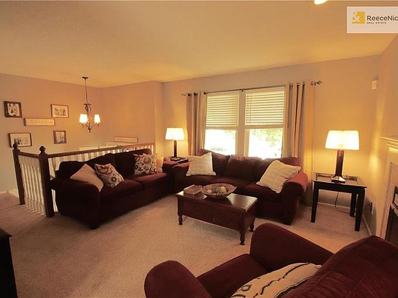 Newly painted walls in this modern great room