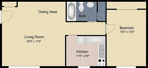 1 Bedroom 1 Bedroom