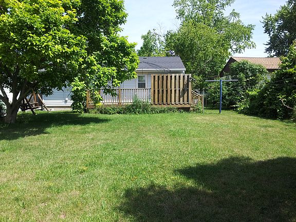 huge fenced in backyard