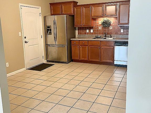 Kitchen off garage