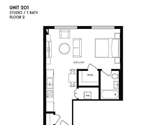 2nd image of 836 Bergen St APT 201