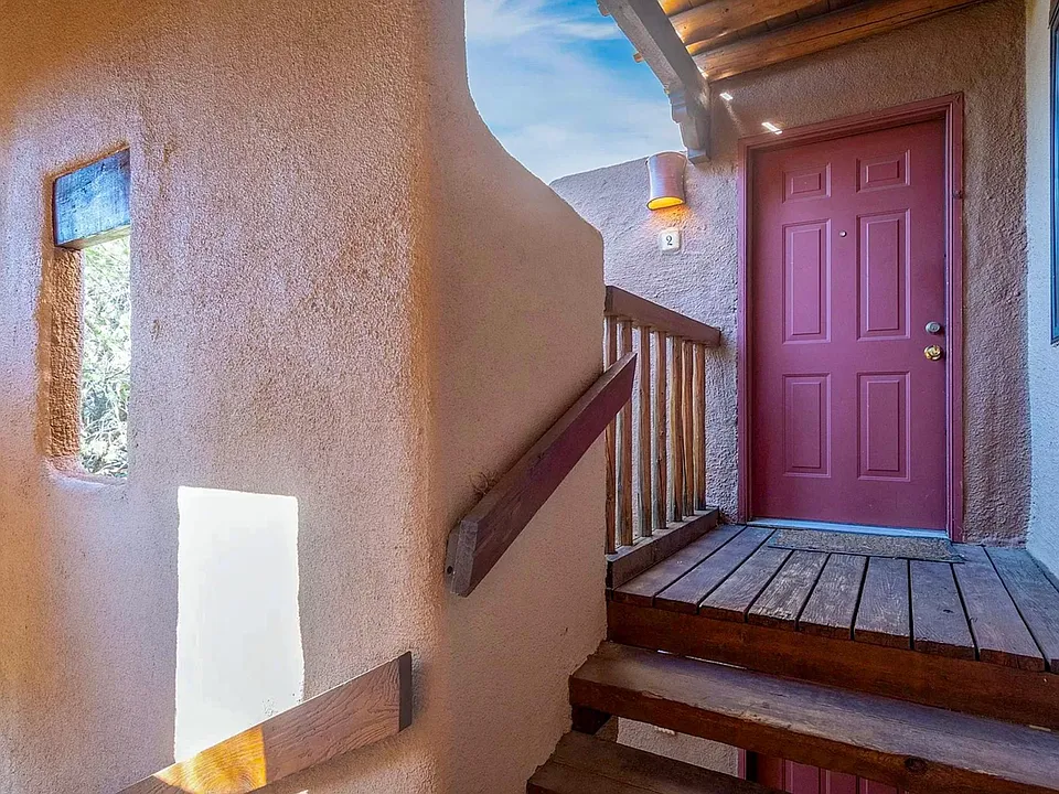 Entrance to unit
