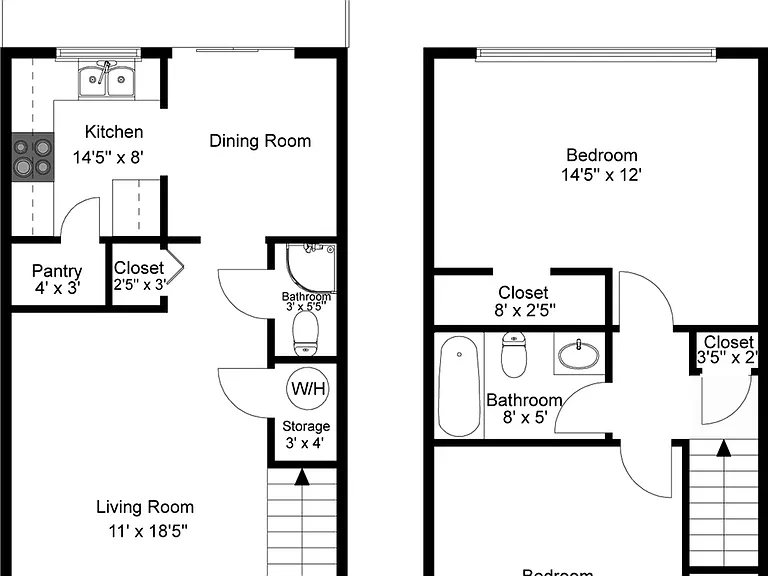 2x1.5 floor plan 2x1.5 floor plan