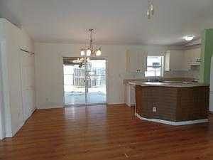 Dining area and kitchen