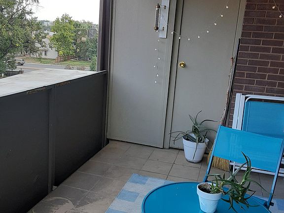 Balcony with Storage closet